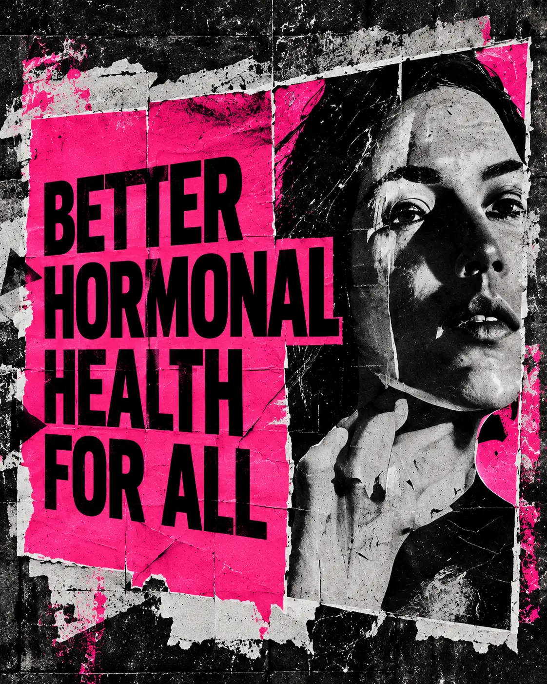Hormanarchy campaign poster — Better hormonal health for all